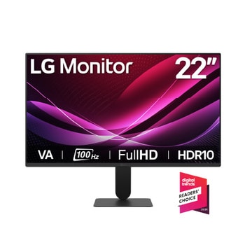 Vista frontal monitor LG full HD 22u41a-b